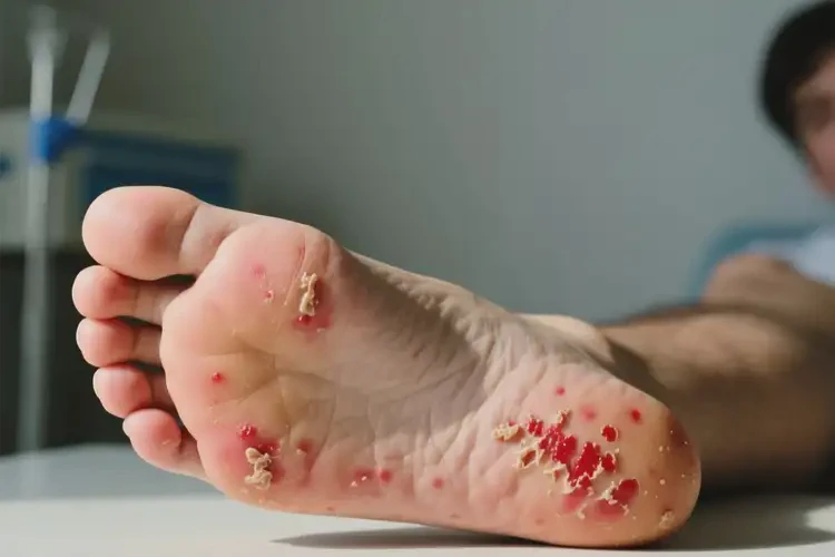 男生腳上長濕疹不管它會自己自愈嗎(圖4)