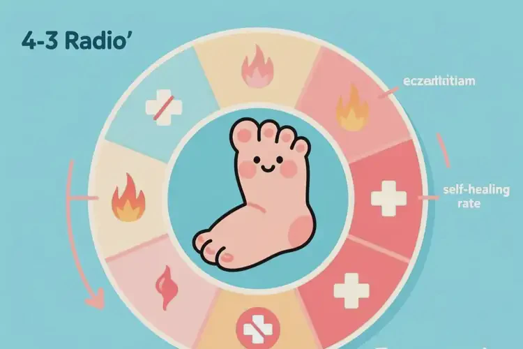 少儿脚上起湿疹不管它会自己痊愈吗(图3)