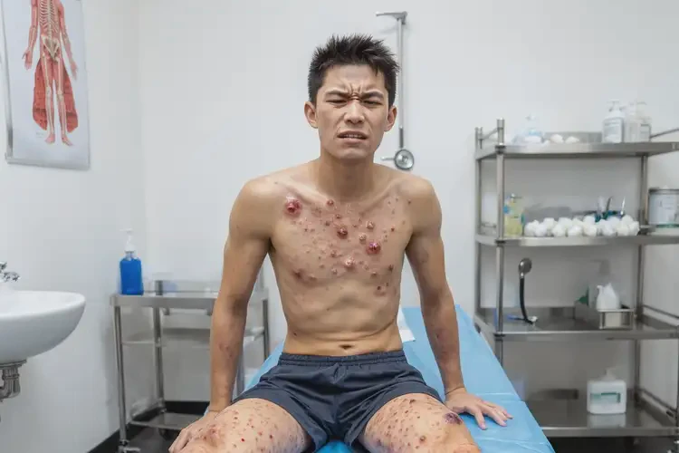 青年人大腿上出濕疹不管它會自己好嗎(圖2)