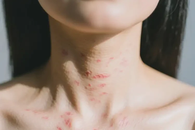 女人脖子出現(xiàn)濕疹能不能徹底自愈(圖2)
