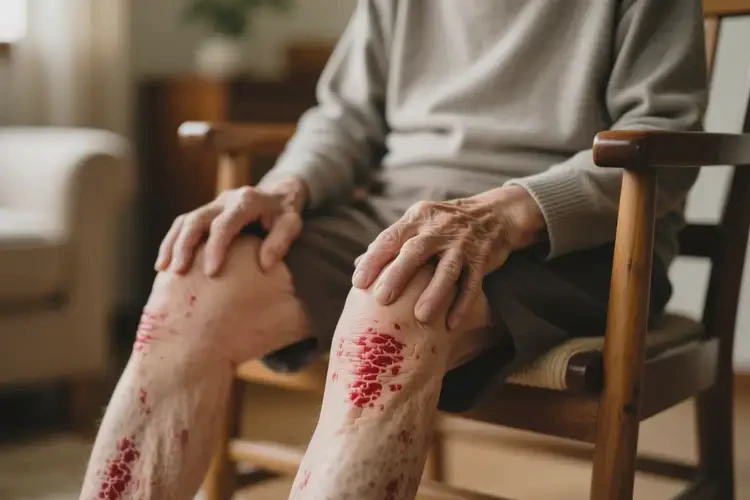 老年人四肢出濕疹不管它會自己好嗎(圖3)