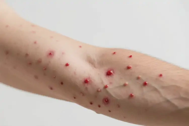 男性手臂容易長濕疹能夠徹底治愈嗎(圖4)