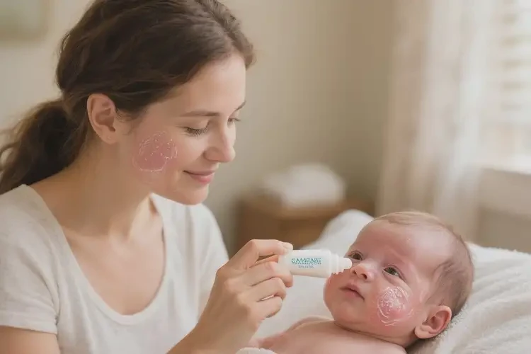 新生兒面部有濕疹能靠自己自愈嗎(圖4)