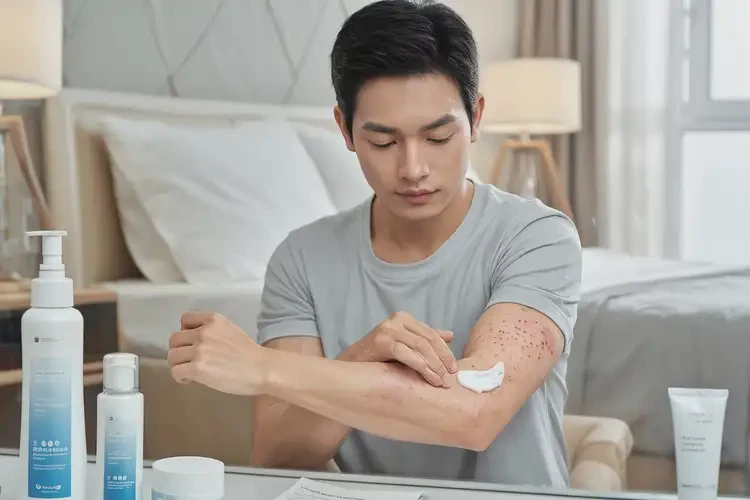 青年人身上容易起濕疹不管它會自己痊愈嗎(圖1)