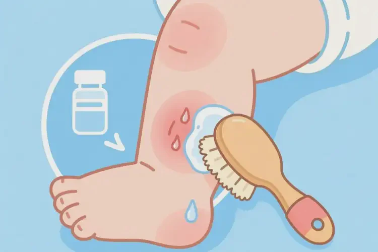 嬰兒小腿容易起濕疹能徹底自愈嗎(圖2)