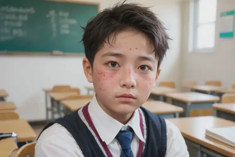 中學(xué)生面部出現(xiàn)濕疹不管它會自己痊愈嗎(圖4)