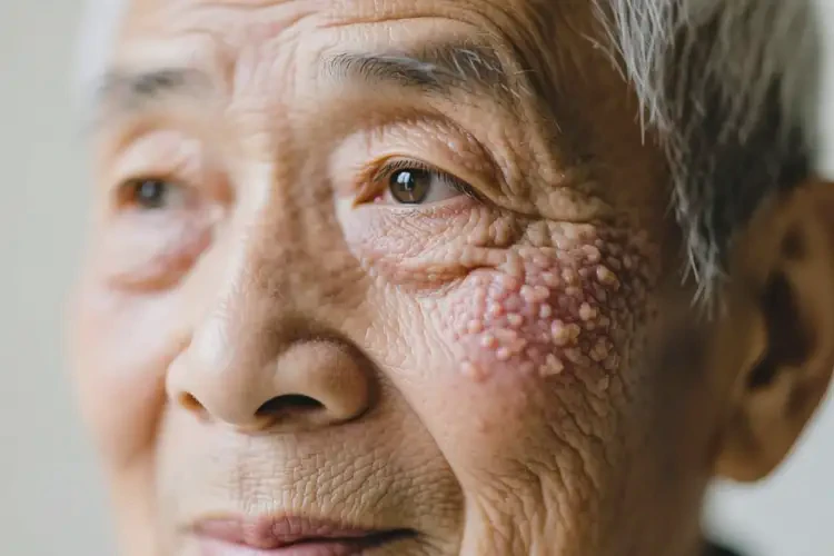 老人面部出濕疹不管它會(huì)自己好嗎(圖3)