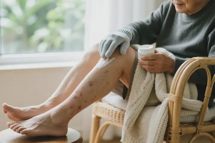 高齡老人小腿上經(jīng)常起濕疹可不可以徹底自愈(圖3)