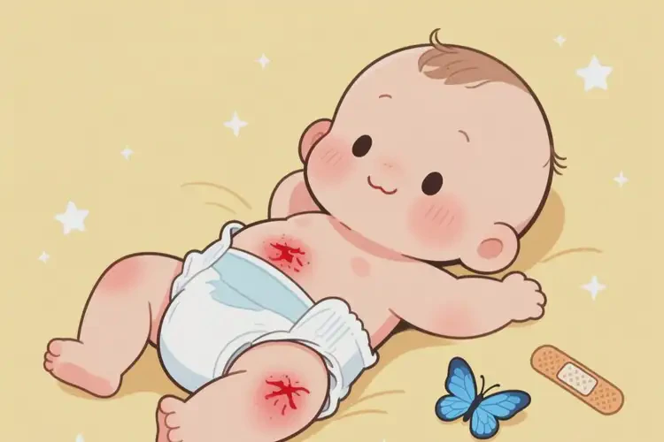 宝宝肛周有湿疹不管它会自己痊愈吗(图1)