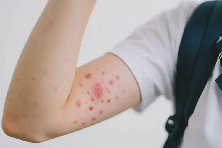 大學生手臂偶爾起濕疹不管它會自己自愈嗎(圖3)