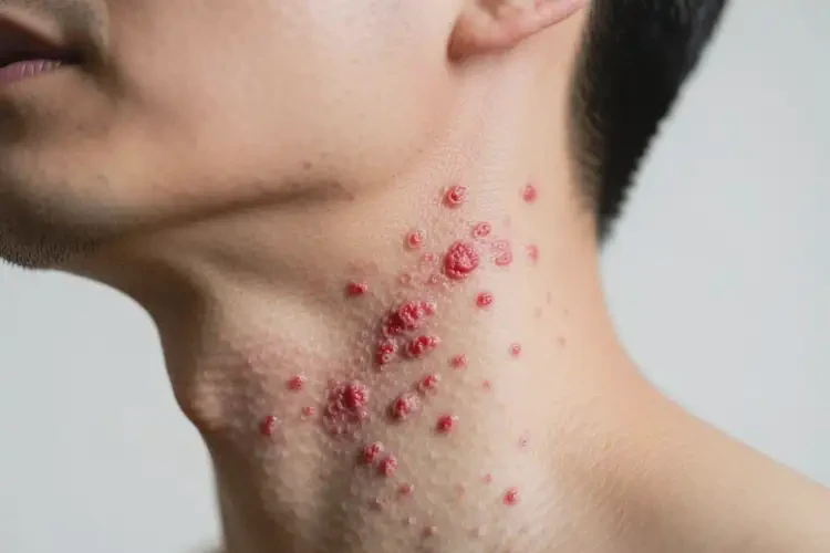 男性脖子出濕疹不管它會自己痊愈嗎(圖4)