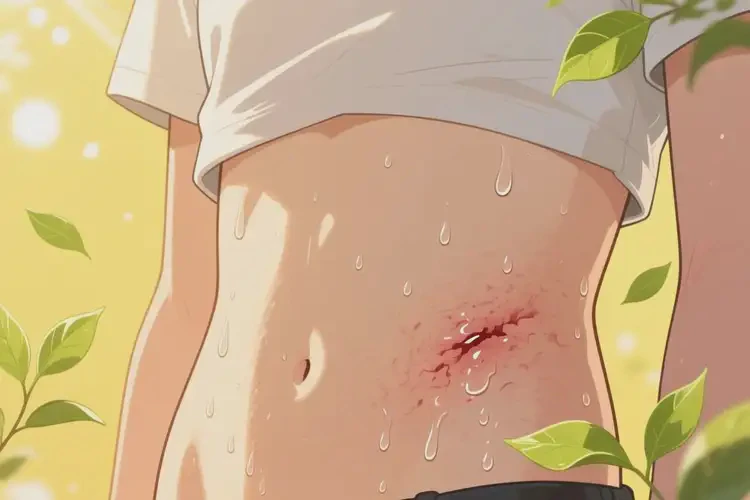 青少年肚子出现湿疹能不能彻底自愈(图1)