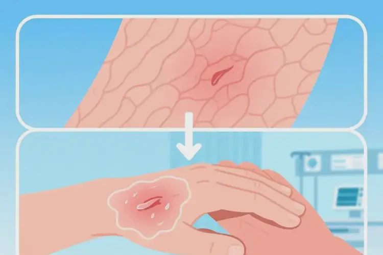 男生肛周出現(xiàn)濕疹可以徹底自愈嗎(圖1)