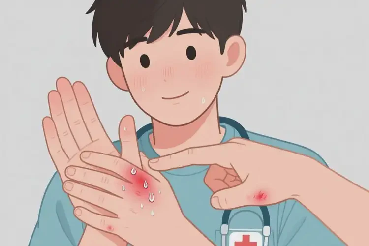 男生手上長濕疹能夠徹底治愈嗎