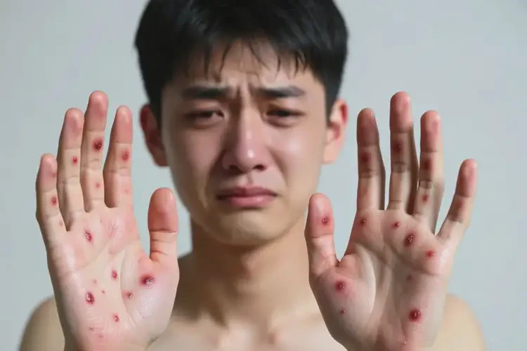 男生手上經(jīng)常長濕疹不管它會(huì)自己痊愈嗎(圖4)