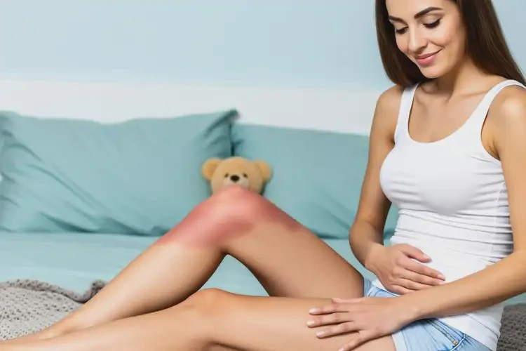 青年人大腿上起濕疹可不可以徹底自愈(圖1)