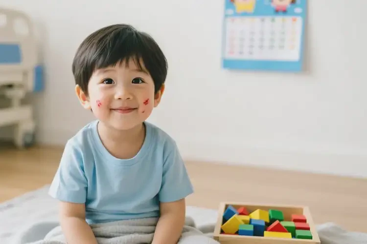 兒童臉上長濕疹不管它會自己痊愈嗎(圖4)