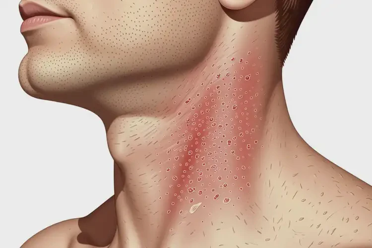 男生脖子上容易長(zhǎng)濕疹不管它會(huì)自己好嗎(圖3)