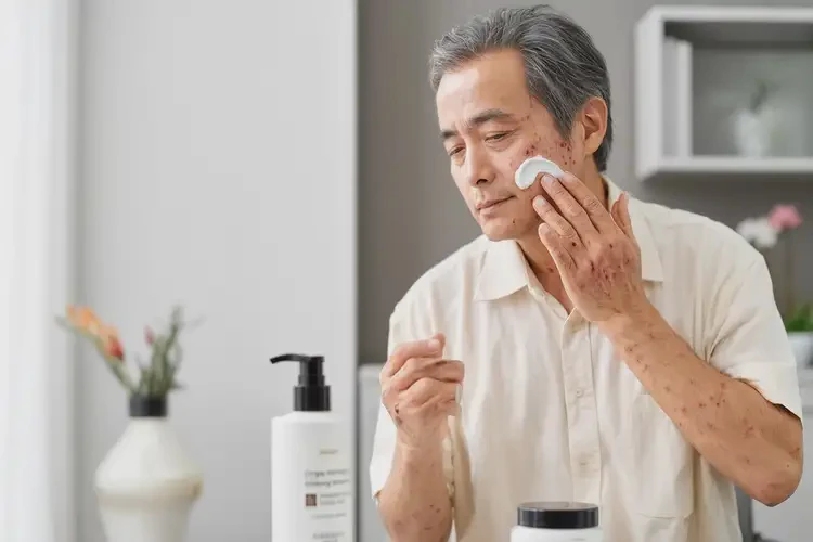 男人臉上長濕疹不管它會自己好嗎(圖2)