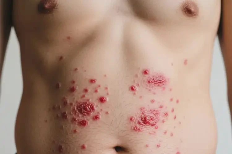 男人肚子起濕疹能不能徹底自愈(圖1)