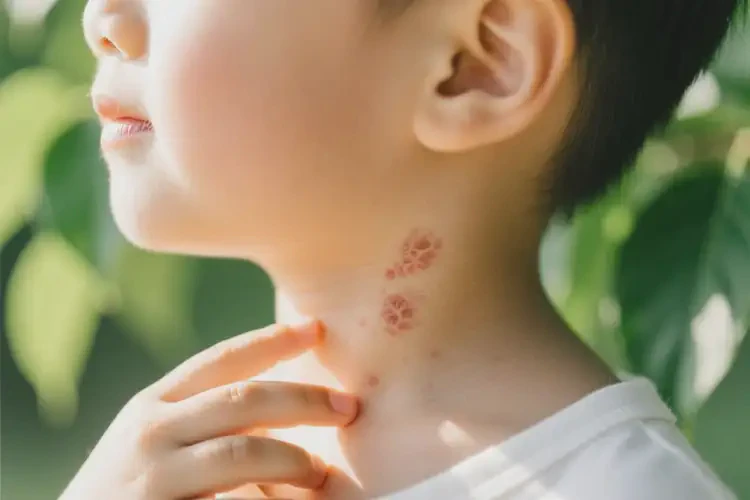 兒童脖子上起濕疹能靠自己自愈嗎(圖3)