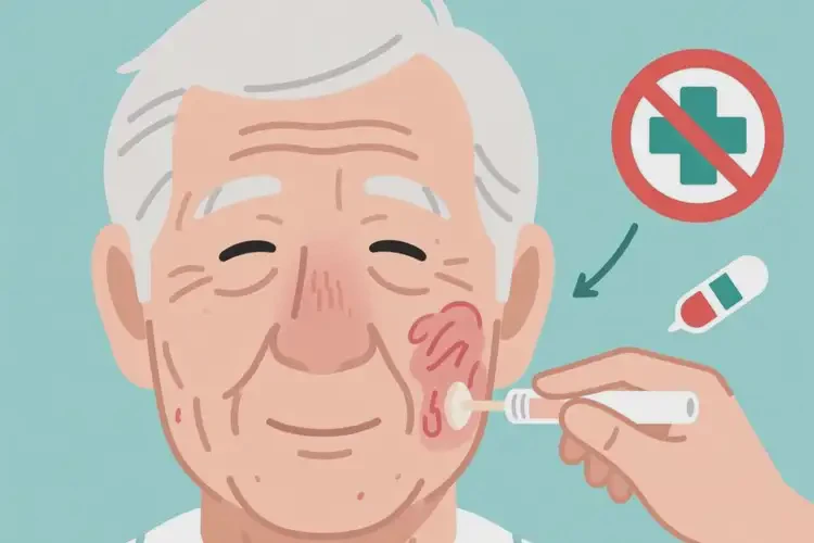 老人臉上經(jīng)常長濕疹可不可以徹底自愈(圖3)