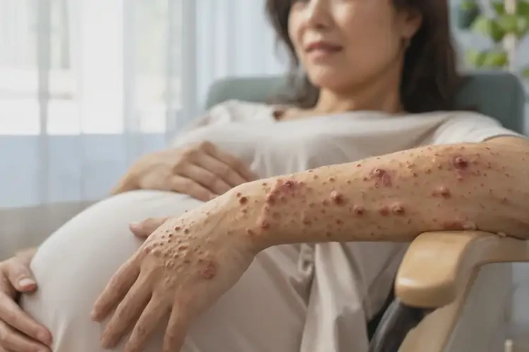 孕婦手臂起濕疹能夠徹底治愈嗎(圖4)