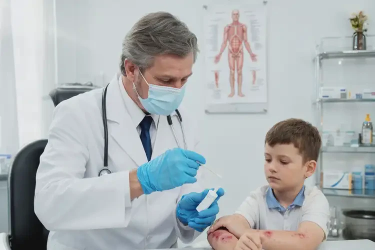 小兒四肢容易長濕疹不管它會(huì)自己自愈嗎(圖3)