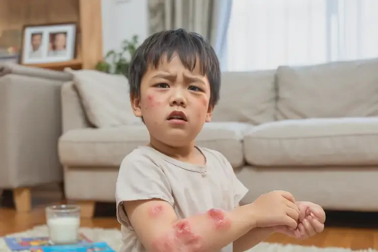 孩子全身出現(xiàn)濕疹可以徹底自愈嗎(圖4)