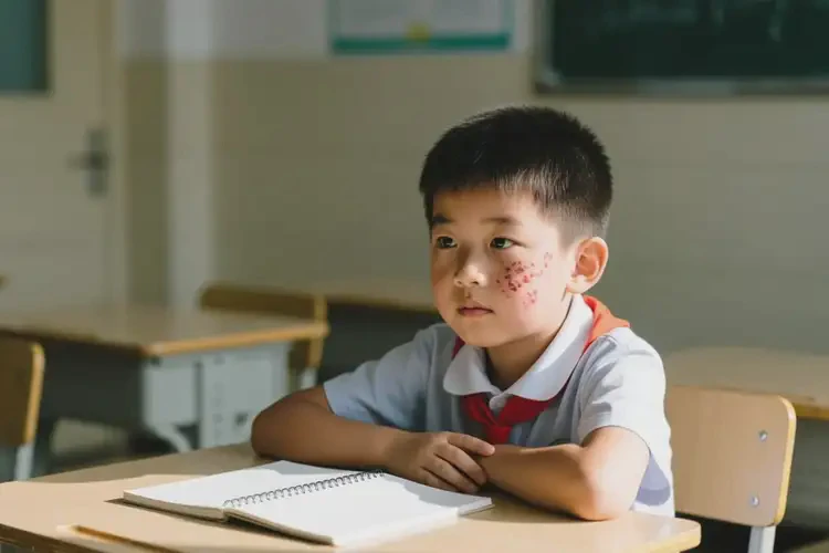 中學(xué)生面部長(zhǎng)濕疹不管它會(huì)自己痊愈嗎(圖2)