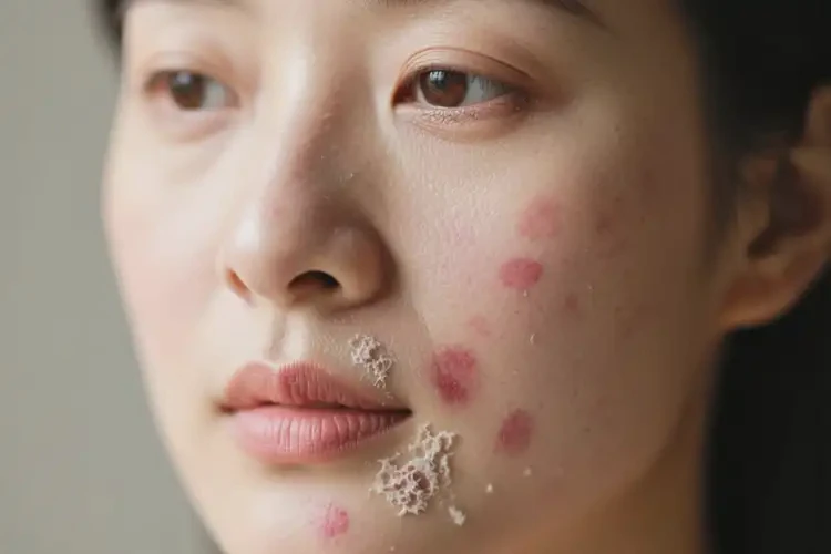 女性面部出濕疹能徹底自愈嗎(圖3)