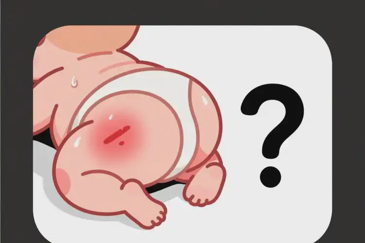 新生兒屁股出現(xiàn)濕疹不管它會(huì)自己痊愈嗎(圖2)