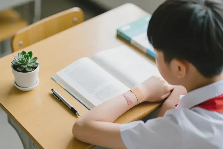 中學生身上偶爾長濕疹能靠自己自愈嗎(圖1)