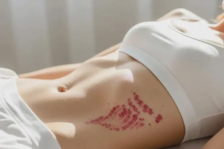 女人肚子上有湿疹可不可以彻底自愈(图1)