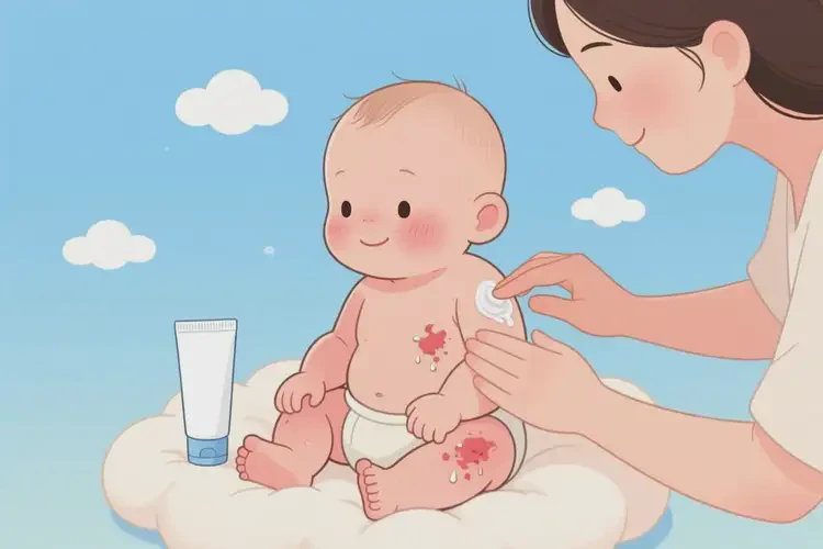 幼兒身上出濕疹可以徹底自愈嗎(圖4)