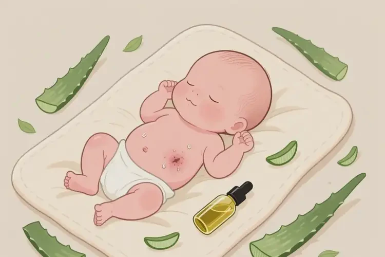 新生兒肚子偶爾起濕疹可以徹底自愈嗎(圖4)