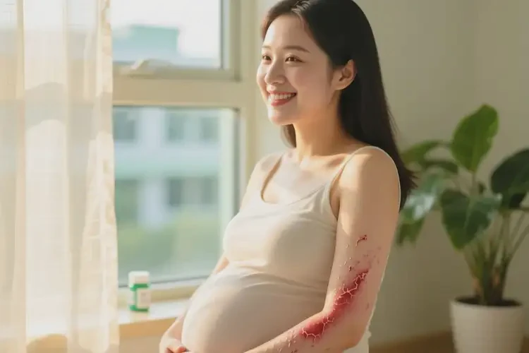 孕婦身上起濕疹能靠自己自愈嗎(圖3)