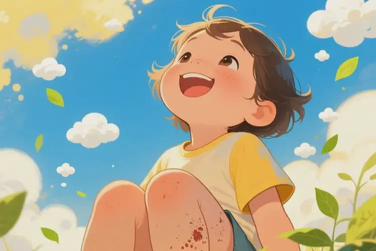 小兒大腿上經(jīng)常長(zhǎng)濕疹能徹底自愈嗎(圖1)