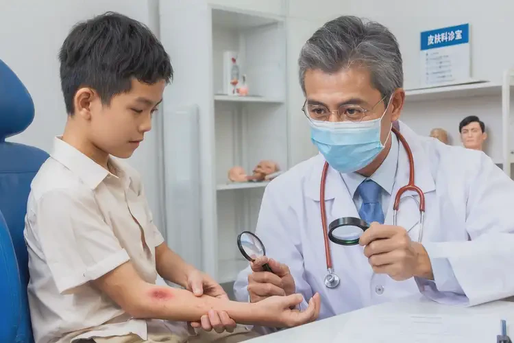 少兒脖子容易起濕疹不管它會自己好嗎(圖2)