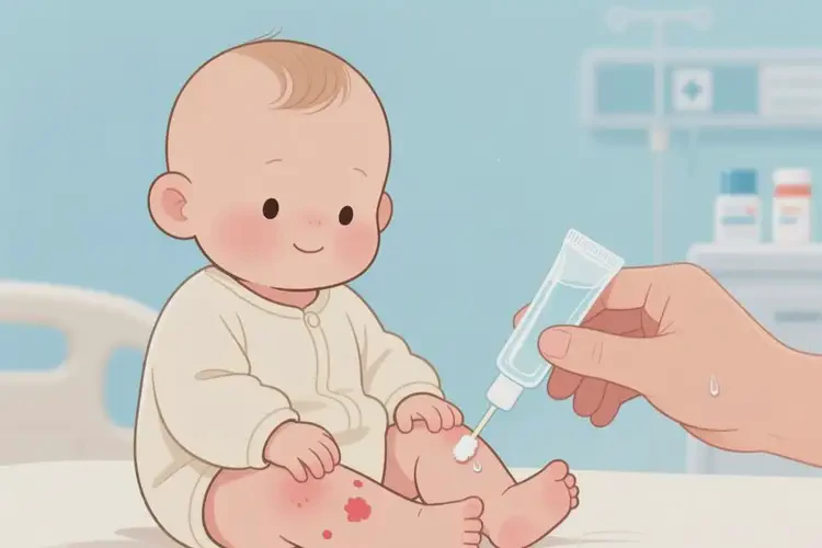 嬰兒小腿上出濕疹不管它會(huì)自己好嗎(圖4)