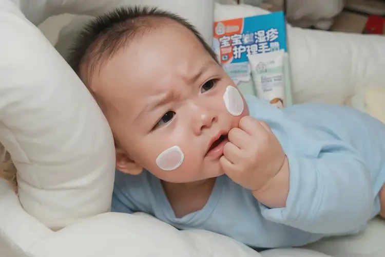 寶寶臉上有濕疹不管它會自己痊愈嗎(圖2)