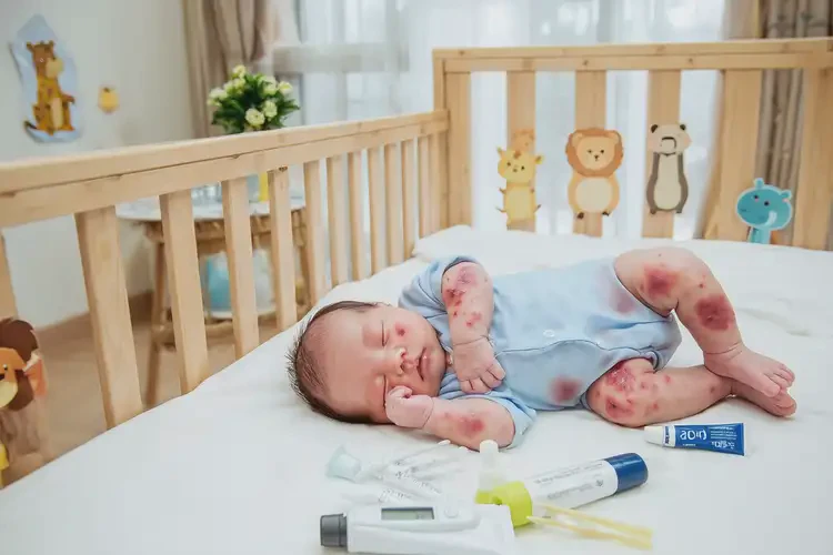 新生兒脖子上經(jīng)常起濕疹可不可以徹底自愈(圖2)