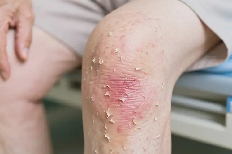 老年人大腿上偶爾長濕疹能靠自己自愈嗎(圖3)