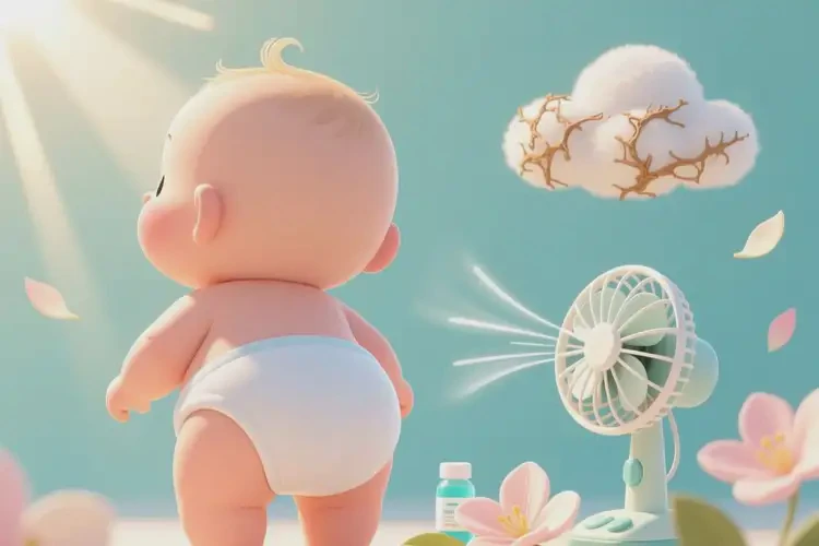 孩子屁股上容易起濕疹可不可以徹底自愈(圖2)