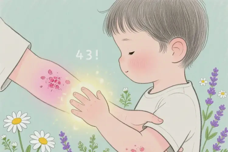 少儿手臂上容易长湿疹不管它会自己好吗(图2)