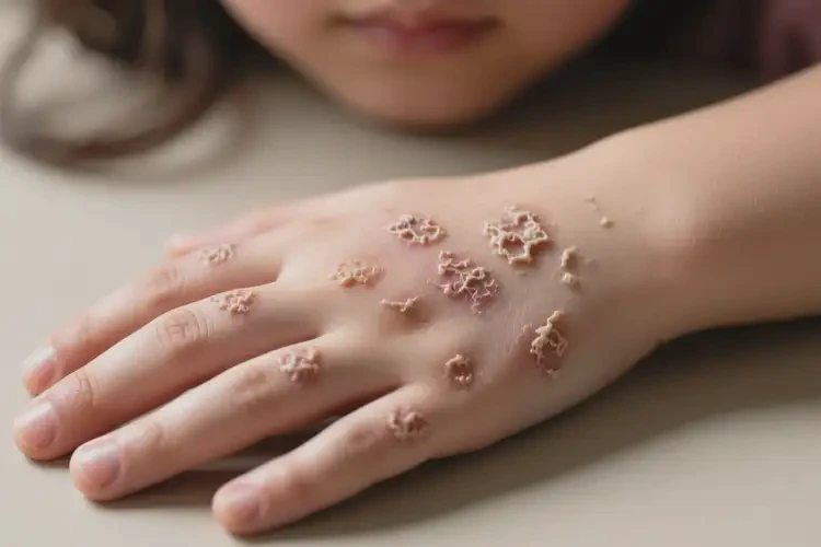 女生手上有濕疹可不可以徹底自愈(圖2)