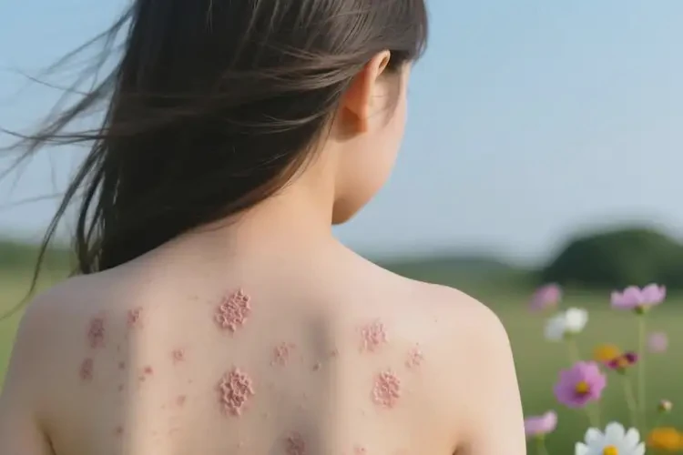 女生身上出濕疹能靠自己自愈嗎(圖1)