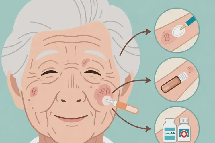 老人臉上經(jīng)常長濕疹可不可以徹底自愈(圖1)