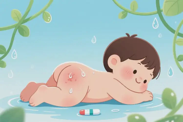 兒童屁股上出現(xiàn)濕疹不管它會自己痊愈嗎(圖3)