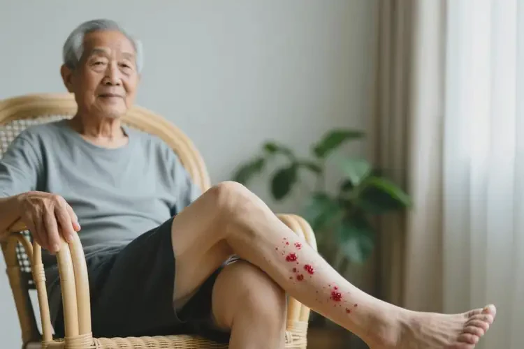 老年人小腿上經(jīng)常起濕疹可不可以徹底自愈(圖4)